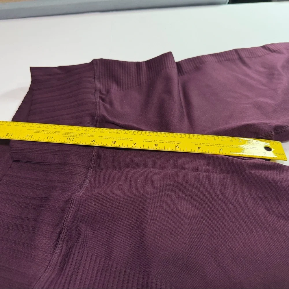 Athleta Women's Dark Purple/maroon Leggings - Picture 4 of 8